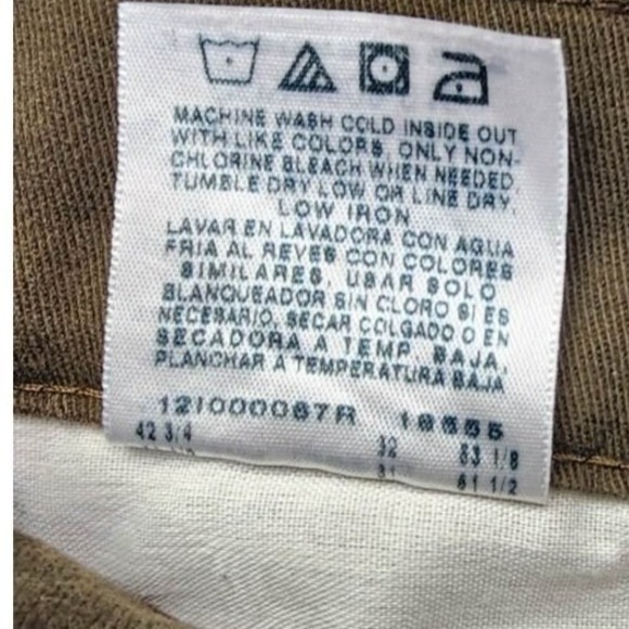 Lee Relaxed Fit At The Waist Brown Stretch Straight Leg Pants Womens 20W Medium - Picture 6 of 8